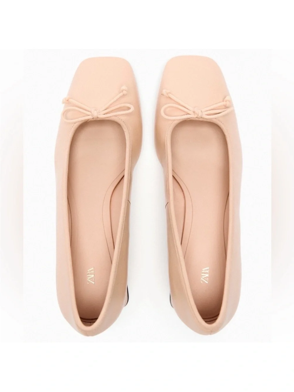 Zara Pink Ballet Block Heels